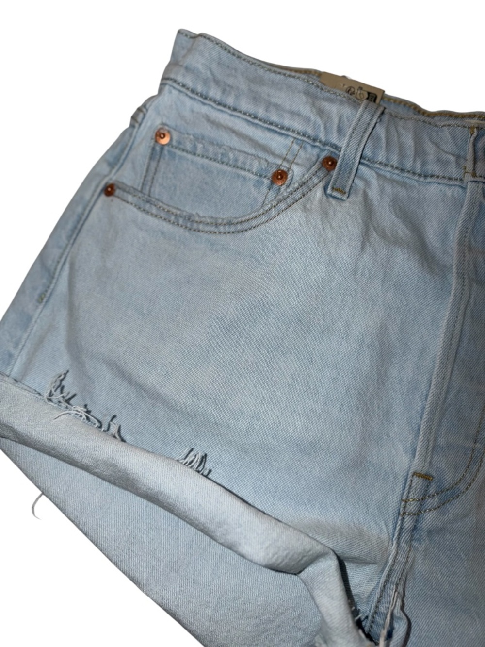 Levi’s 501 size 32 light wash Jean shorts - Picture 3 of 9